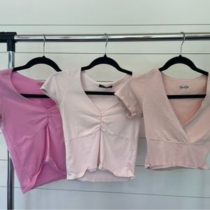 3 pack brandy melville tops